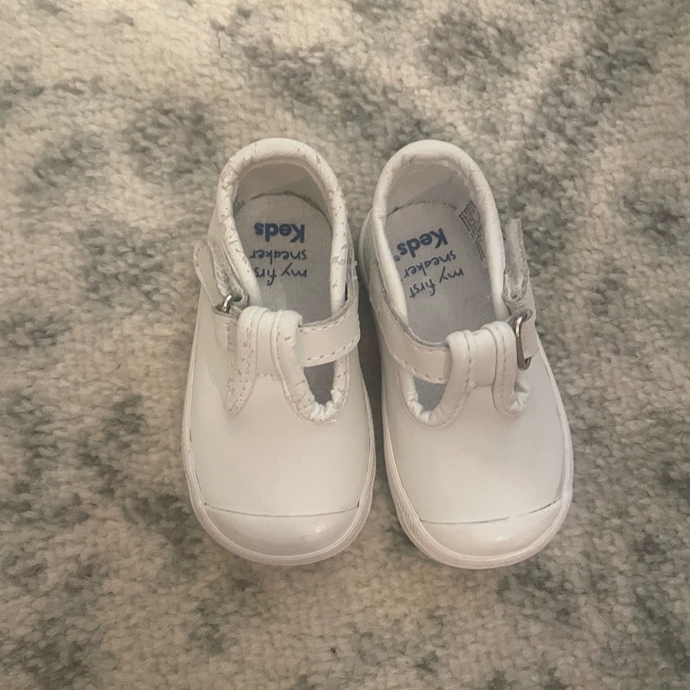 Keds White Baby Walker Shoes